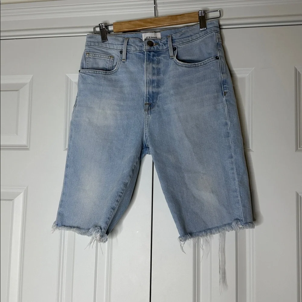 Frame Le Vintage Bermuda denim shorts Redondo Beach Sz29